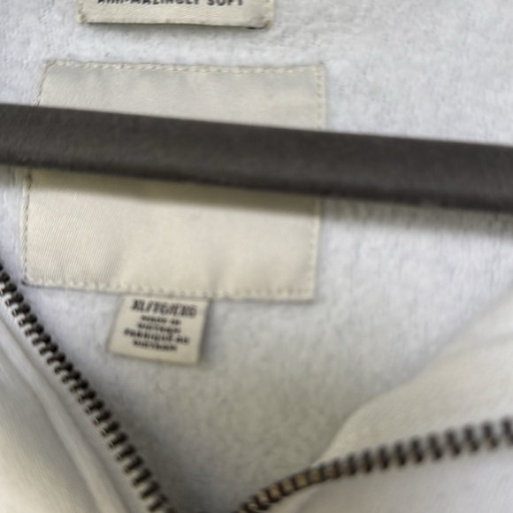 American Eagle White Quarter-Zip Pullover XLarge - Picture 4 of 5